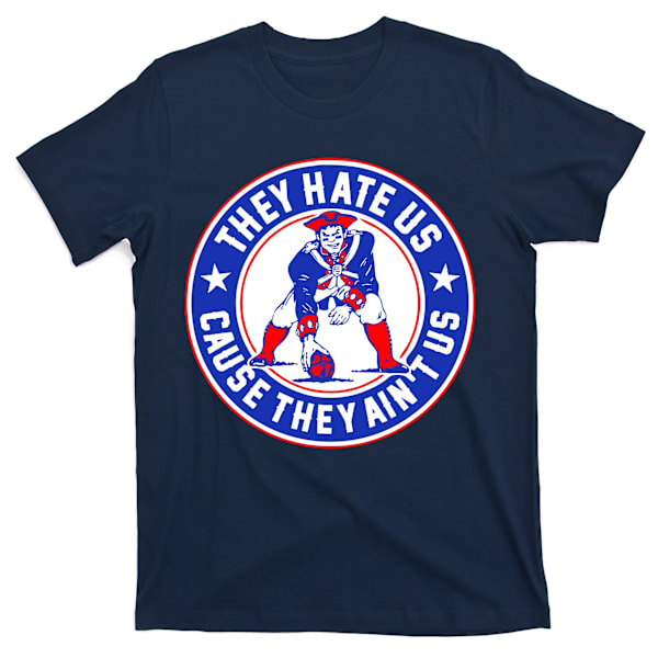 Fodboldmestre De Hader Os Fordi De Ikke Er OS New England T-Shirt M