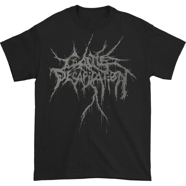 Cattle Decapitation Svart Logotyp T-shirt L