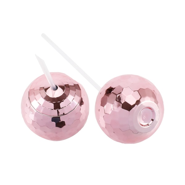 4x Glitterboll Cocktailglas Nattklubb Bar Fest Ficklampa Sugrör Vinglas Drickande Sirap Teburk