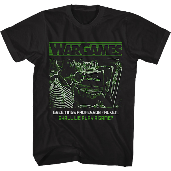 Ska vi spela ett spel? WarGames T-shirt XXXL