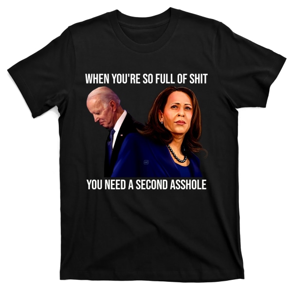 Biden Skjorta Rolig Anti Biden Harris Design T-shirt L