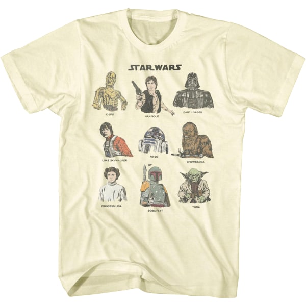 Klassiska Karaktärer Star Wars T-Shirt M