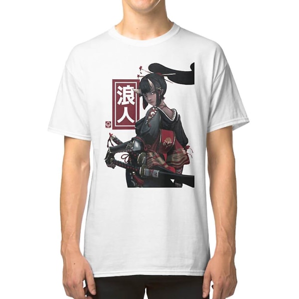Japansk Ninja Geisha Samurai Jente T-skjorte S