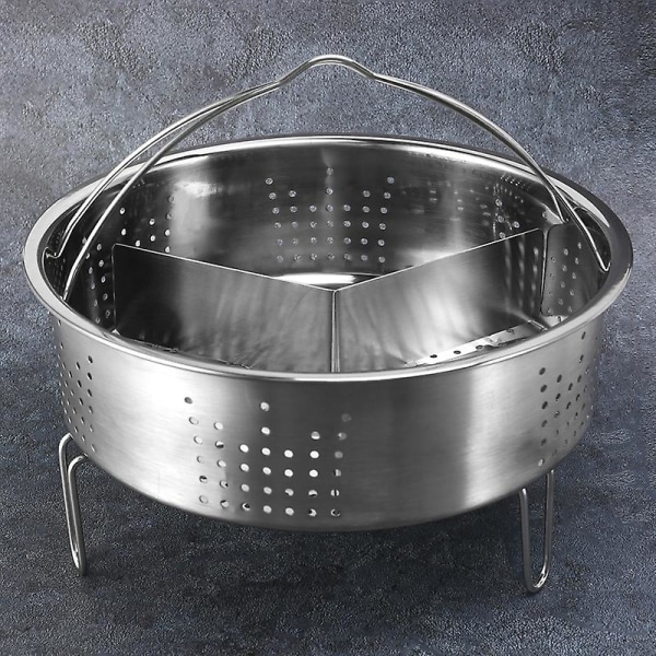 3-pack tryckkokare tillbehör rostfritt stål korg med äggkokare rack, delare för kök as shown