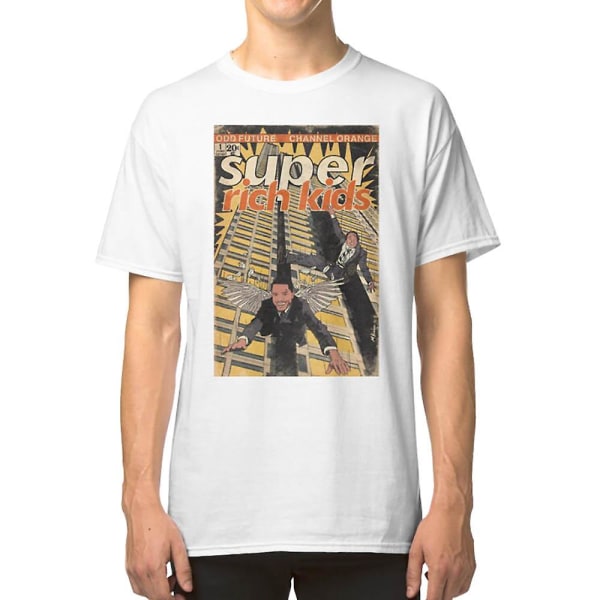 Frank Ocean & Earl Sweatshirt- Super Rich Kids Parodi Comic Book Art T-shirt XL
