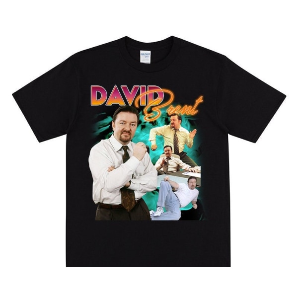 DAVID BRENT Homage T-shirt Black L