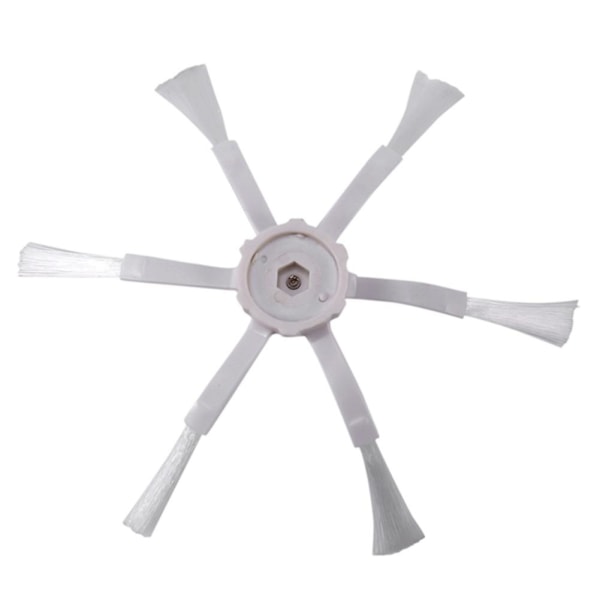 Vit 6-arms Sidoborste för 1s Xiaomi Robotdammsugare 2 S50 S51 S5 Dammsugardelar Tillbehör