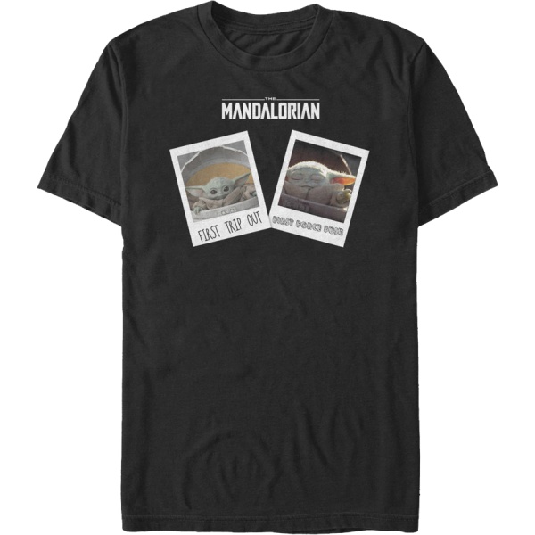 The Child Polaroids Star Wars The Mandalorian T-shirt M