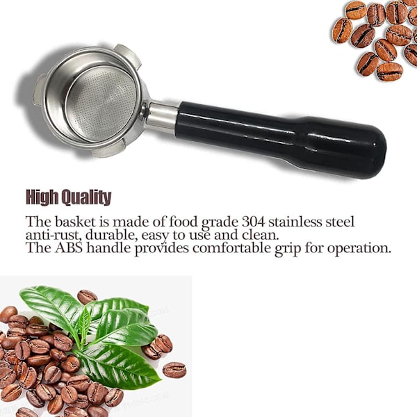 Barista bes870xl Bes870bsxl Bes878bss Bes880bss Bes840xl ja muiden 2x 54 mm pohjattomat portafilterit