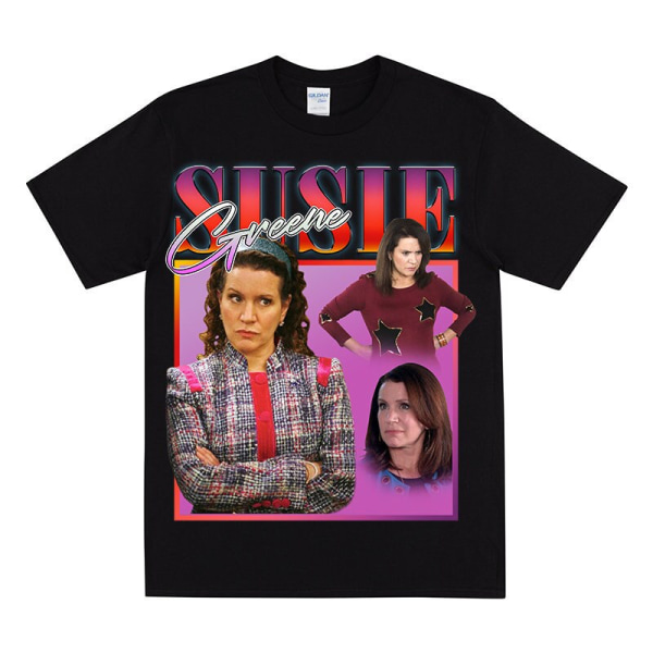 SUSIE GREENE Homage T-skjorte Black S