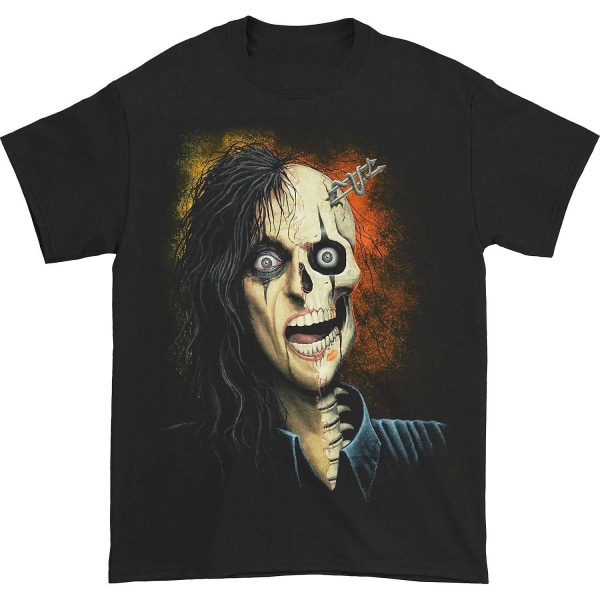 Alice Cooper Jumbo Print Trashed Redux V2 T-skjorte XL