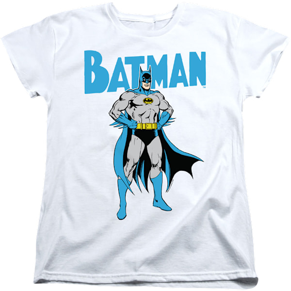Ny Batman-skjorte for kvinner i heroisk positur M