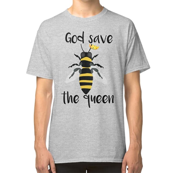 God Save the Queen Bees T-skjorte grey XXL