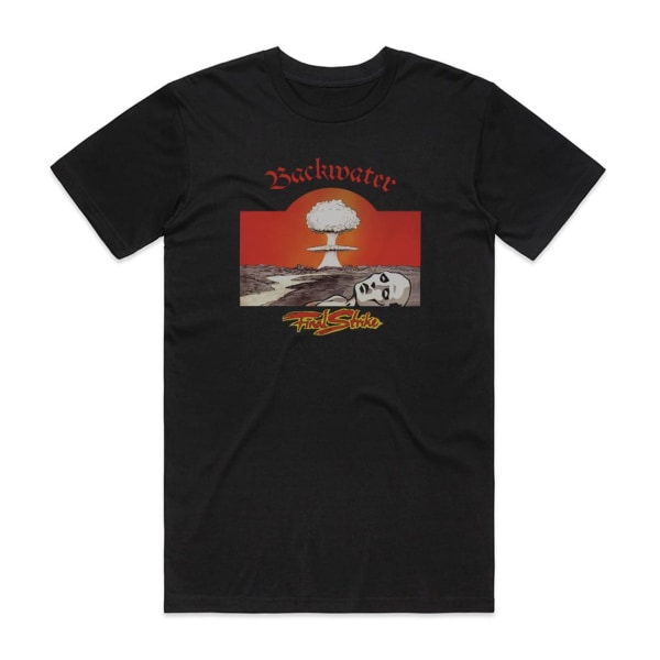 Backwater Final Strike Album Cover T-Shirt Svart XXXL