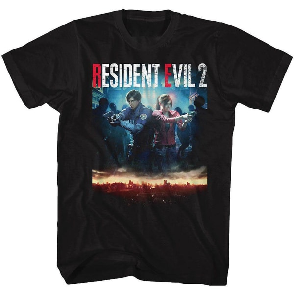 Resident Evil Re2make Cover T-skjorte XXL