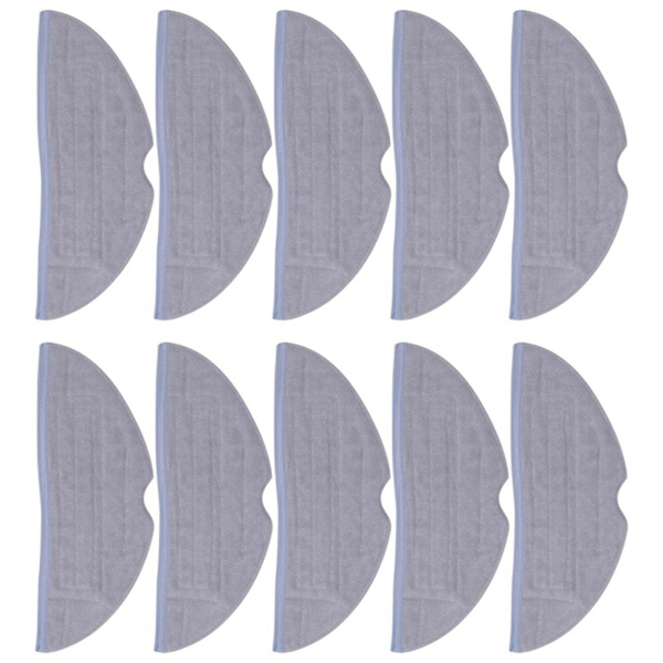 10 st Moppdukspads Ersättning för S7 T7s T7 Plus Dammsugare Delar Mikrofiber Mjuk Pad