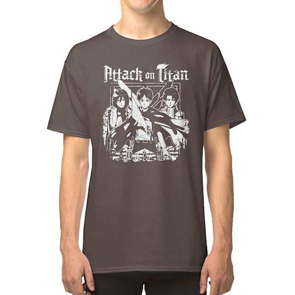 Attack on Titan Trio Crest T-shirt XL