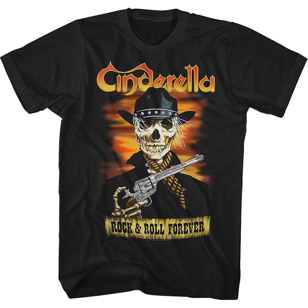 Rock and Roll Forever Cinderella T-paita M