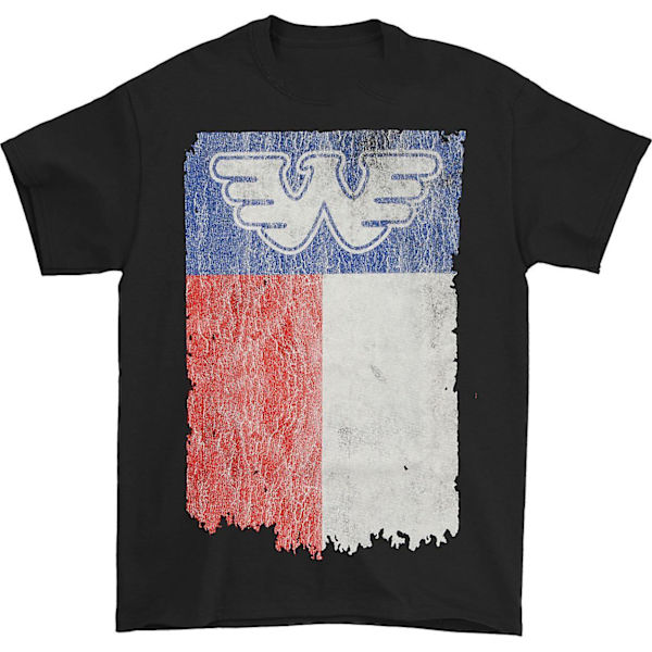 Waylon Jennings Texas Flagg T-skjorte M