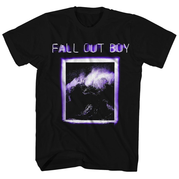Fall Out Boy T Shirt Neon Wave inramad bild Fall Out Boy Shirt XL
