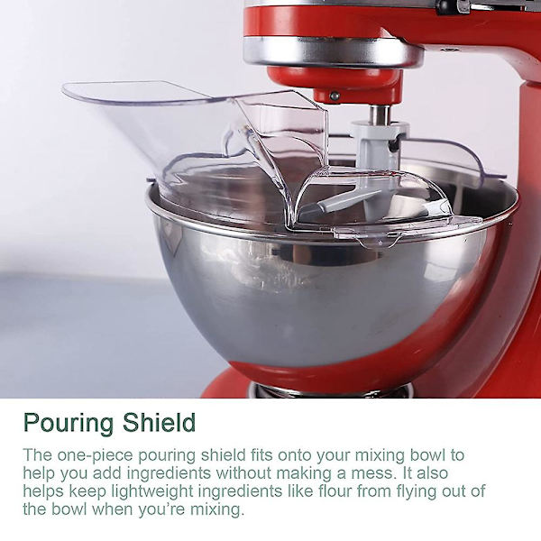 Hældeskærm til mixertilbehør og udskiftningsdele kn1ps W10616906 kompatibel med KitchenAid At