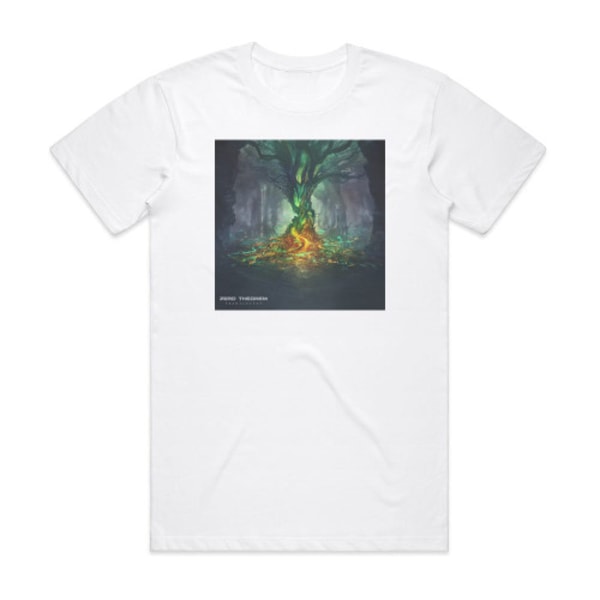 Zero Theorem Gennemsigtig Album Cover T-Shirt Hvid S