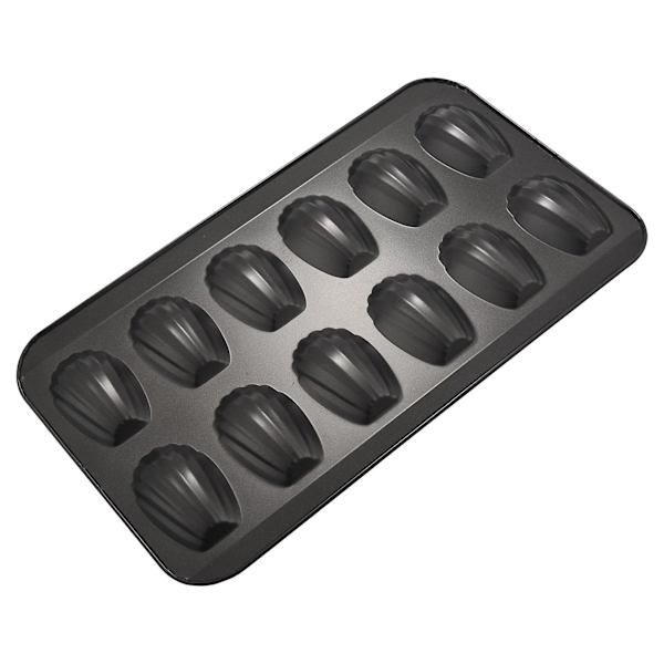 4 förpackningar med non-stick madeleineformar, bakformar 12 med skorpkaka bakplåt choklad non-stick bak