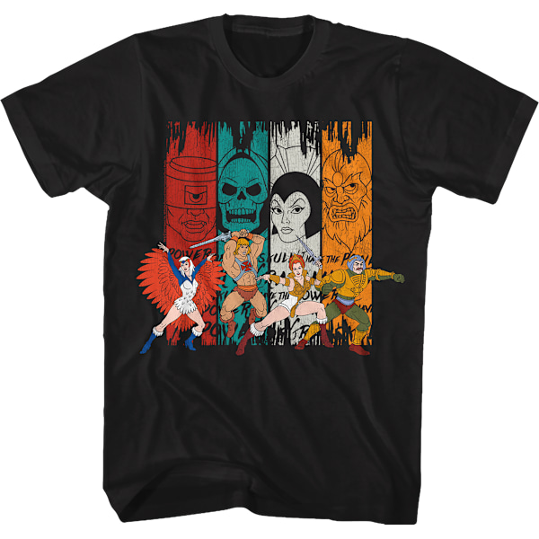 Evil Brush Strokes Masters of the Universe T-shirt L