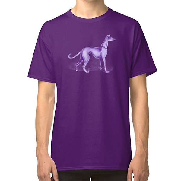 Se yksi violetti koiranpaita (sanaton) T-paita black XL