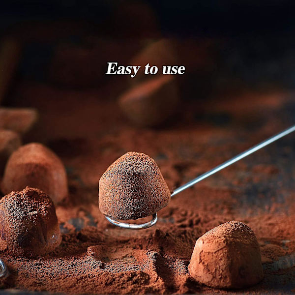 6 stk. Chokolade Dip Gaffel Sæt 8,3 tommer Rustfrit Stål Fondue Gaffel DIY Slik Smelt Bagetilbehør