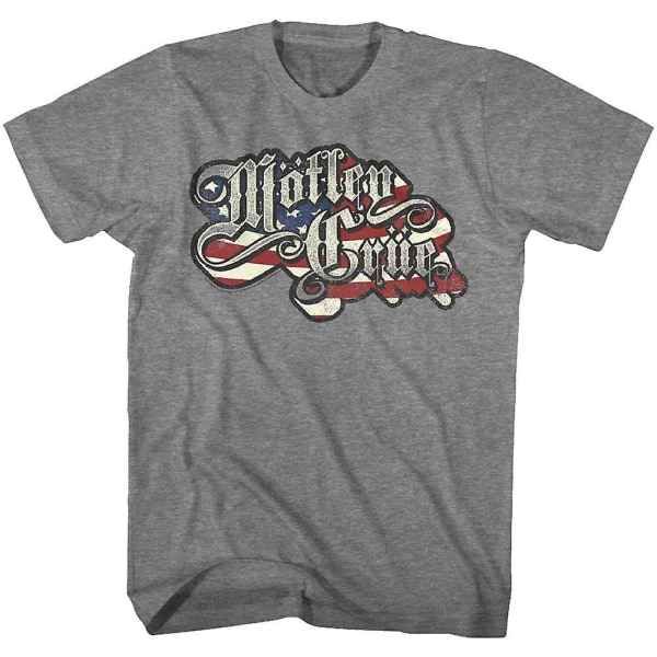 Motley Crue Crue Flag T-shirt XL