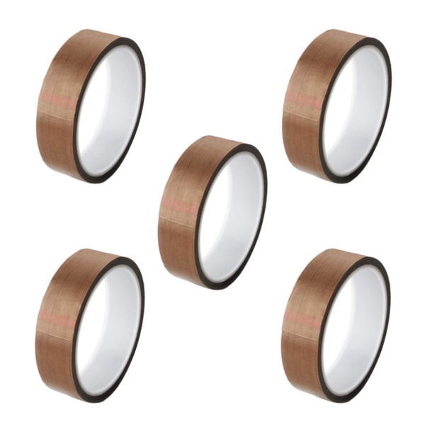 5X PTFE-tape / PTFE-tape for vakuumforseglere, manuelle og impulsforseglere (1\" x 33')