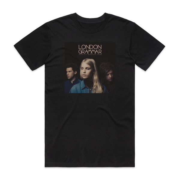 London Grammar Truth Is A Beautiful Thing Album Cover T-skjorte Svart S