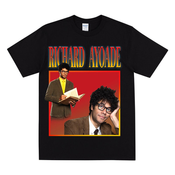 RICHARD AYOADE Hyllest T-skjorte Black L