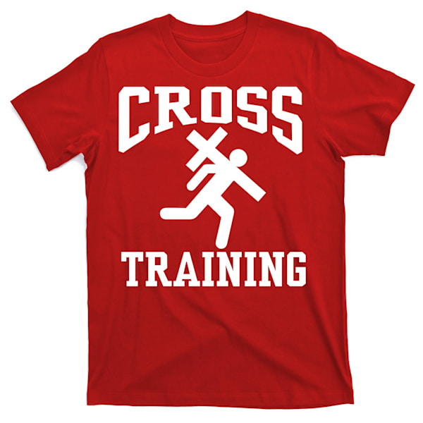 Cross Training Jeesus Kristillinen Katolinen T-paita M