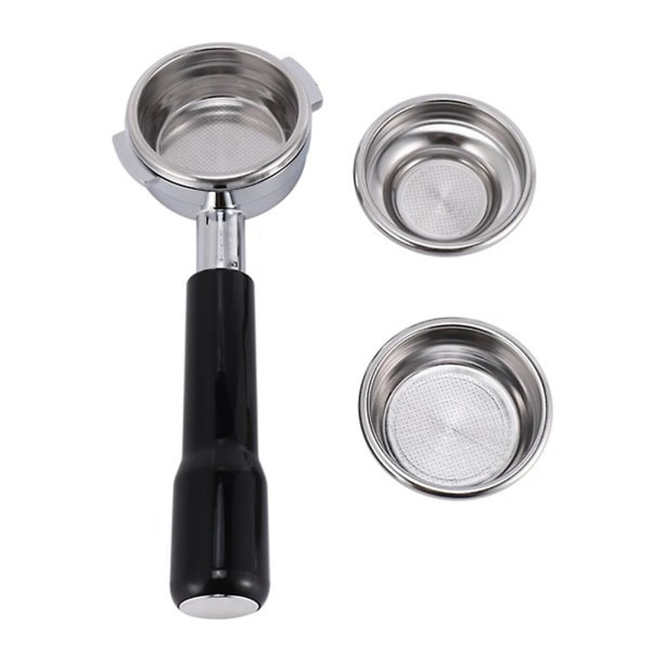 58mm Pohjaton Ruostumattomasta Teräksestä Valmistettu Ammattimainen Espresso-Portafilter Yksi- ja Kaksiannos