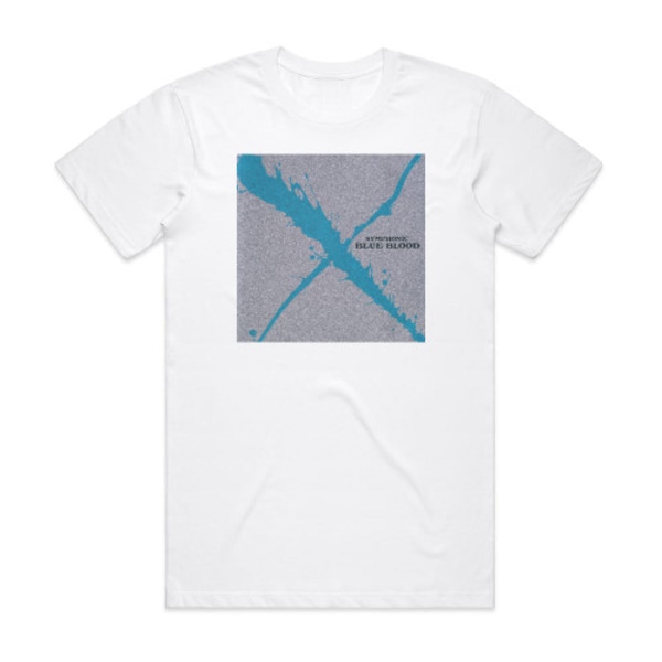 X JAPAN Symphonic Blue Blood Album Cover T-Shirt White L