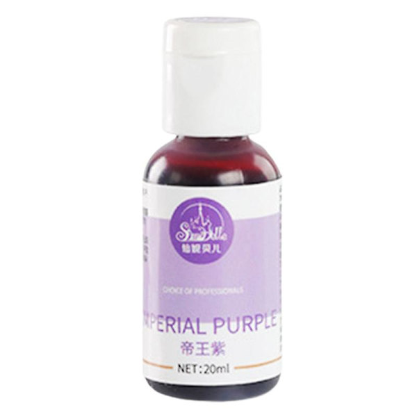 20ml Erittäin Konsentroitu Elintarvikeväri Helppo Sekoittaa Syötävä Kakun Koristelu Fondant Väri Syntymäpäiville Qinhai Purple