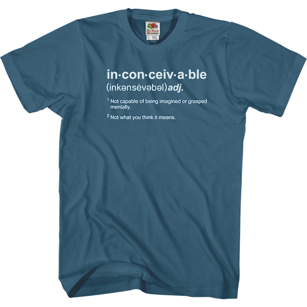 Otroligt Definition Prinsessan Bruden T-shirt L