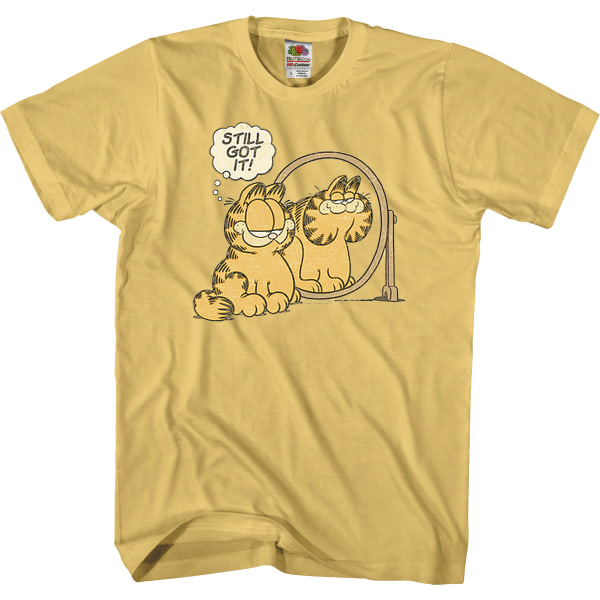 Fortfarande fick det Garfield T-shirt XXL