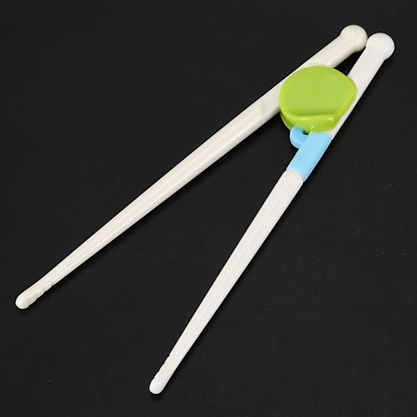 1 Par Barn Chopsticks Träning Assistent Lärning Lätt Att Använda Populär Färg: Grön