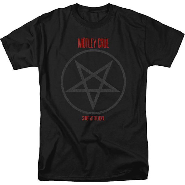 Shout At The Devil Pentagram Motley Crue T-shirt M