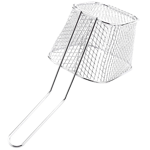 4-pack Mini Fritös Korgar i Rostfritt Stål - Serveringskorgar för Matvisning