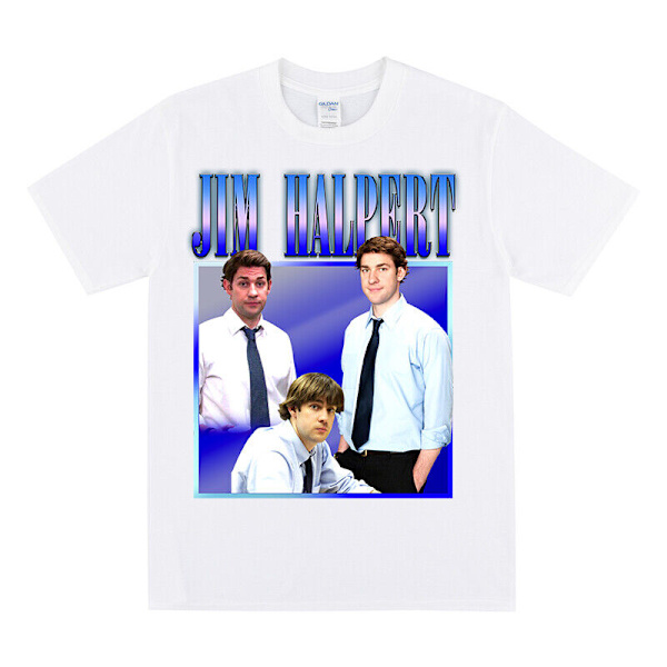 JIM HALPERT T-shirt The Office Skjorte Til Fans Af The Office Sjov Unisex T-shirt White XL