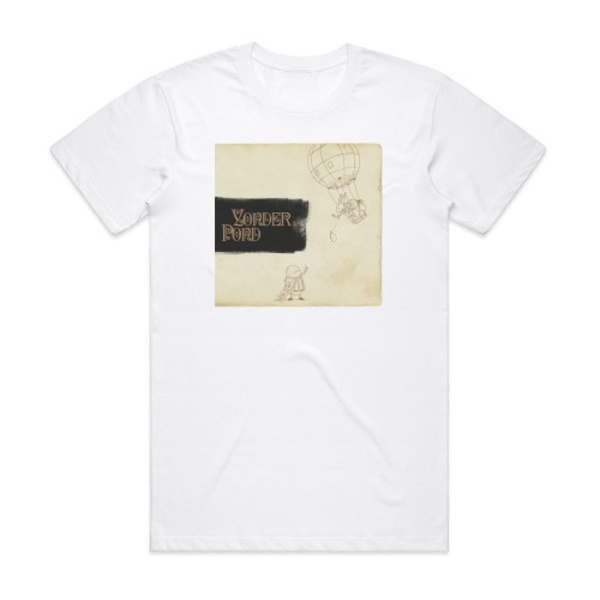 Yonder Pond Pondering Aloud Album Cover T-shirt Hvid M