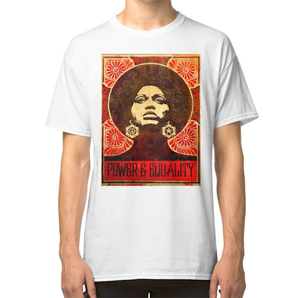 Angela Davis-poster 1971 T-shirt XXXL