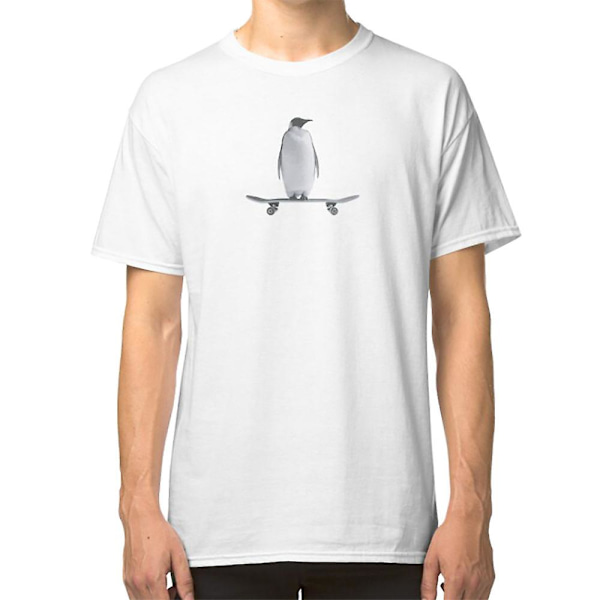 Penguin Skateboard T-shirt XL