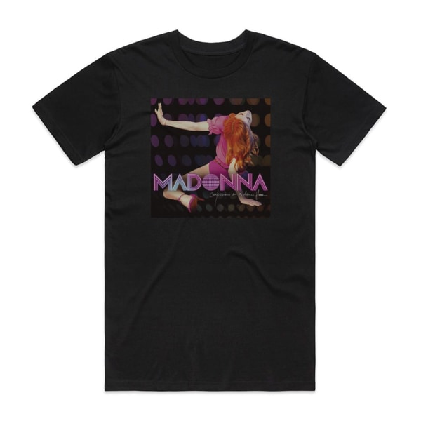 Madonna Confessions på ett dansgolv Cover T-shirt Svart S