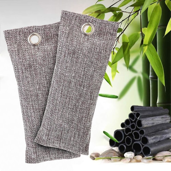 Bamboo Charcoal Air Purifying Bag ( ) 50G aktivt kol Luktabsorbent Naturlig luftfräschare