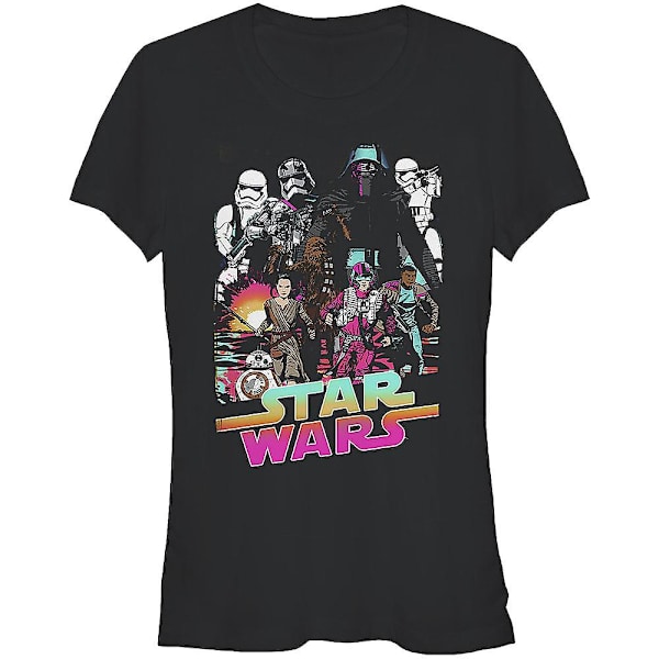 Junior Neon Star Wars The Force Awakens T-shirt XXL